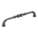 Jeffrey Alexander [818-160BNBDL] Die Cast Zinc Cabinet Pull Handle - Bella Series - Oversized - Brushed Pewter Finish - 160mm C/C - 6 15/16&quot; L