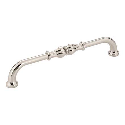 Jeffrey Alexander [818-160NI] Die Cast Zinc Cabinet Pull Handle - Bella Series - Oversized - Polished Nickel Finish - 160mm C/C - 6 15/16&quot; L