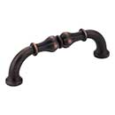Jeffrey Alexander [818-96DBAC] Die Cast Zinc Cabinet Pull Handle - Bella Series - Standard Size - Brushed Oil Rubbed Bronze Finish - 96mm C/C - 4 3/8&quot; L