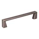 Jeffrey Alexander [177-128BNBDL] Die Cast Zinc Cabinet Pull Handle - Oversized - Boswell Series - Brushed Pewter Finish - 128mm C/C - 5 9/16&quot; L