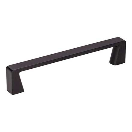 Jeffrey Alexander [177-128MB] Die Cast Zinc Cabinet Pull Handle - Oversized - Boswell Series - Matte Black Finish - 128mm C/C - 5 9/16&quot; L