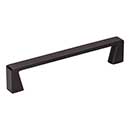 Jeffrey Alexander [177-128MB] Die Cast Zinc Cabinet Pull Handle - Oversized - Boswell Series - Matte Black Finish - 128mm C/C - 5 9/16&quot; L