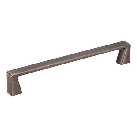Jeffrey Alexander [177-160BNBDL] Die Cast Zinc Cabinet Pull Handle - Oversized - Boswell Series - Brushed Pewter Finish - 160mm C/C - 6 13/16" L