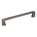Jeffrey Alexander [177-160BNBDL] Die Cast Zinc Cabinet Pull Handle - Oversized - Boswell Series - Brushed Pewter Finish - 160mm C/C - 6 13/16&quot; L
