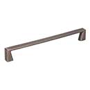 Jeffrey Alexander [177-192BNBDL] Die Cast Zinc Cabinet Pull Handle - Oversized - Boswell Series - Brushed Pewter Finish - 192mm C/C - 8 1/16&quot; L