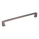 Jeffrey Alexander [177-224BNBDL] Die Cast Zinc Cabinet Pull Handle - Oversized - Boswell Series - Brushed Pewter Finish - 224mm C/C - 9 5/16&quot; L