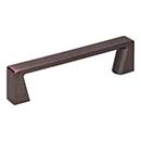 Jeffrey Alexander [177-96DBAC] Die Cast Zinc Cabinet Pull Handle - Standard Sized - Boswell Series - Brushed Oil Rubbed Bronze Finish - 96mm C/C - 4 1/4&quot; L