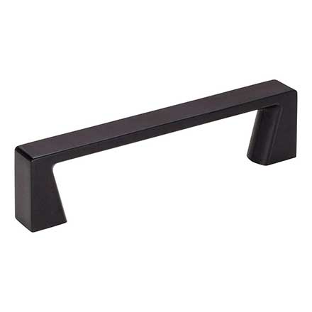 Jeffrey Alexander [177-96MB] Die Cast Zinc Cabinet Pull Handle - Standard Sized - Boswell Series - Matte Black Finish - 96mm C/C - 4 1/4" L