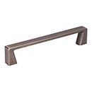 Jeffrey Alexander [177-128BNBDL] Die Cast Zinc Cabinet Pull Handle - Oversized - Boswell Series - Brushed Pewter Finish - 128mm C/C - 5 9/16" L