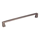 Jeffrey Alexander [177-224BNBDL] Die Cast Zinc Cabinet Pull Handle - Oversized - Boswell Series - Brushed Pewter Finish - 224mm C/C - 9 5/16" L
