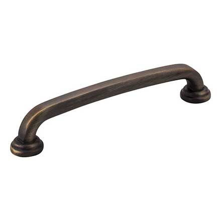 Jeffrey Alexander [527-128ABSB] Die Cast Zinc Cabinet Pull Handle - Bremen 1 Series - Oversized - Antique Brushed Satin Brass Finish - 128mm C/C - 5 7/8&quot; L