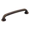 Jeffrey Alexander [527-128ABSB] Die Cast Zinc Cabinet Pull Handle - Bremen 1 Series - Oversized - Antique Brushed Satin Brass Finish - 128mm C/C - 5 7/8&quot; L