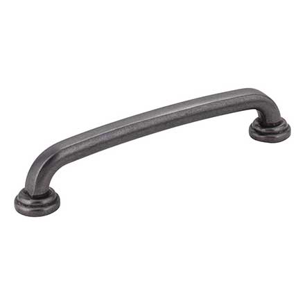 Jeffrey Alexander [527-128DACM] Die Cast Zinc Cabinet Pull Handle - Bremen 1 Series - Oversized - Gun Metal Finish - 128mm C/C - 5 7/8&quot; L