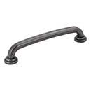 Jeffrey Alexander [527-128DACM] Die Cast Zinc Cabinet Pull Handle - Bremen 1 Series - Oversized - Gun Metal Finish - 128mm C/C - 5 7/8&quot; L