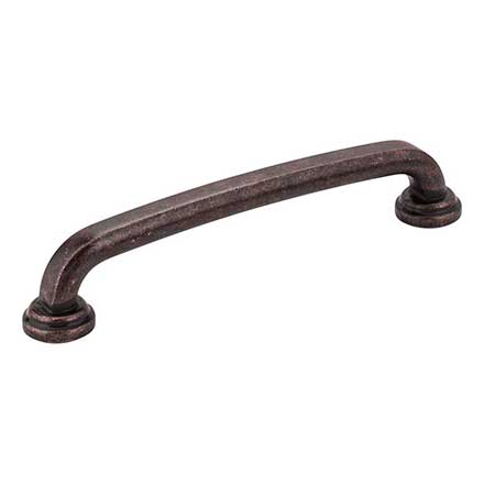 Jeffrey Alexander [527-128DMAC] Die Cast Zinc Cabinet Pull Handle - Bremen 1 Series - Oversized - Distressed Oil Rubbed Bronze Finish - 128mm C/C - 5 7/8&quot; L