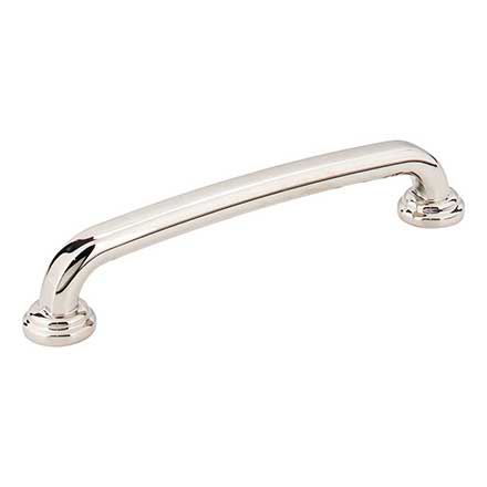 Jeffrey Alexander [527-128NI] Die Cast Zinc Cabinet Pull Handle - Bremen 1 Series - Oversized - Polished Nickel Finish - 128mm C/C - 5 7/8&quot; L