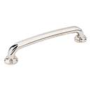 Jeffrey Alexander [527-128NI] Die Cast Zinc Cabinet Pull Handle - Bremen 1 Series - Oversized - Polished Nickel Finish - 128mm C/C - 5 7/8&quot; L