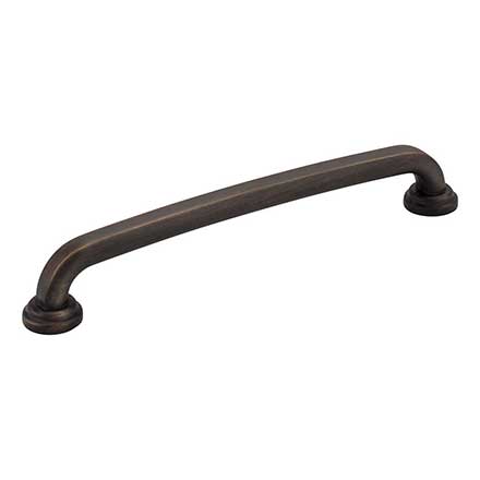 Jeffrey Alexander [527-160ABSB] Die Cast Zinc Cabinet Pull Handle - Bremen 1 Series - Oversized - Antique Brushed Satin Brass Finish - 160mm C/C - 7 1/8&quot; L