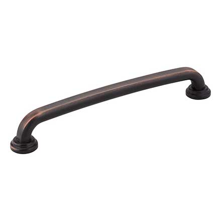 Jeffrey Alexander [527-160DBAC] Die Cast Zinc Cabinet Pull Handle - Bremen 1 Series - Oversized - Brushed Oil Rubbed Bronze Finish - 160mm C/C - 7 1/8&quot; L