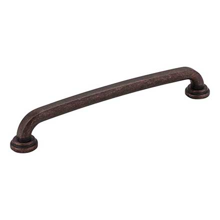 Jeffrey Alexander [527-160DMAC] Die Cast Zinc Cabinet Pull Handle - Bremen 1 Series - Oversized - Distressed Oil Rubbed Bronze Finish - 160mm C/C - 7 1/8" L