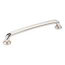 Jeffrey Alexander [527-160NI] Die Cast Zinc Cabinet Pull Handle - Bremen 1 Series - Oversized - Polished Nickel Finish - 160mm C/C - 7 1/8&quot; L
