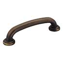Jeffrey Alexander [527ABSB] Die Cast Zinc Cabinet Pull Handle - Bremen 1 Series - Standard Size - Antique Brushed Satin Brass Finish - 96mm C/C - 4 5/8&quot; L