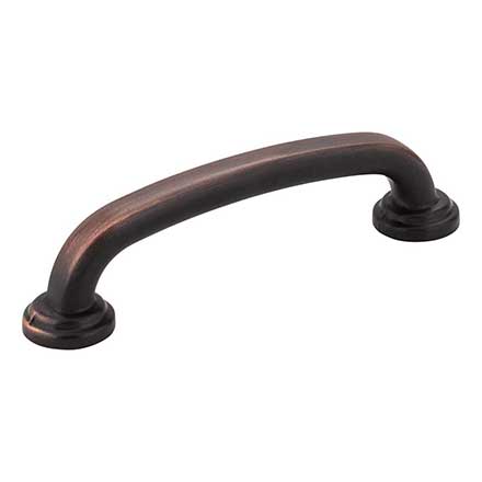 Jeffrey Alexander [527DBAC] Die Cast Zinc Cabinet Pull Handle - Bremen 1 Series - Standard Size - Brushed Oil Rubbed Bronze Finish - 96mm C/C - 4 5/8" L