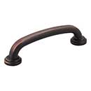 Jeffrey Alexander [527DBAC] Die Cast Zinc Cabinet Pull Handle - Bremen 1 Series - Standard Size - Brushed Oil Rubbed Bronze Finish - 96mm C/C - 4 5/8&quot; L