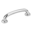 Jeffrey Alexander [527PC] Die Cast Zinc Cabinet Pull Handle - Bremen 1 Series - Standard Size - Polished Chrome Finish - 96mm C/C - 4 5/8&quot; L