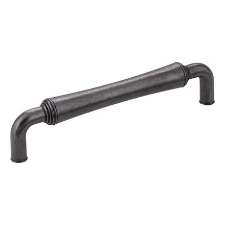 Jeffrey Alexander [537-128DACM] Die Cast Zinc Cabinet Pull Handle - Bremen 2 Series - Oversized - Gun Metal Finish - 128mm C/C - 5 7/16&quot; L