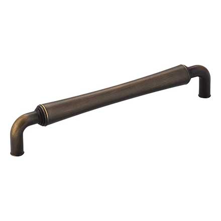 Jeffrey Alexander [537-160ABSB] Die Cast Zinc Cabinet Pull Handle - Bremen 2 Series - Oversized - Antique Brushed Satin Brass Finish - 160mm C/C - 6 11/16" L
