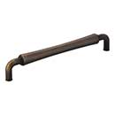 Jeffrey Alexander [537-160ABSB] Die Cast Zinc Cabinet Pull Handle - Bremen 2 Series - Oversized - Antique Brushed Satin Brass Finish - 160mm C/C - 6 11/16&quot; L