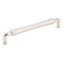 Jeffrey Alexander [537-160NI] Die Cast Zinc Cabinet Pull Handle - Bremen 2 Series - Oversized - Polished Nickel Finish - 160mm C/C - 6 11/16&quot; L