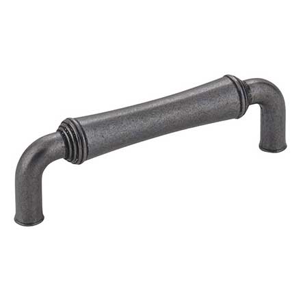Jeffrey Alexander [537DACM] Die Cast Zinc Cabinet Pull Handle - Bremen 2 Series - Standard Size - Gun Metal Finish - 96mm C/C - 4 3/16" L