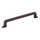 Jeffrey Alexander [839-160DBAC] Die Cast Zinc Cabinet Pull Handle - Oversized - Callie Series - Brushed Oil Rubbed Bronze Finish - 160mm C/C - 7 1/2&quot; L