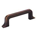 Jeffrey Alexander [839-3DBAC] Die Cast Zinc Cabinet Pull Handle - Standard Sized - Callie Series - Brushed Oil Rubbed Bronze Finish - 3&quot; C/C - 4 3/16&quot; L