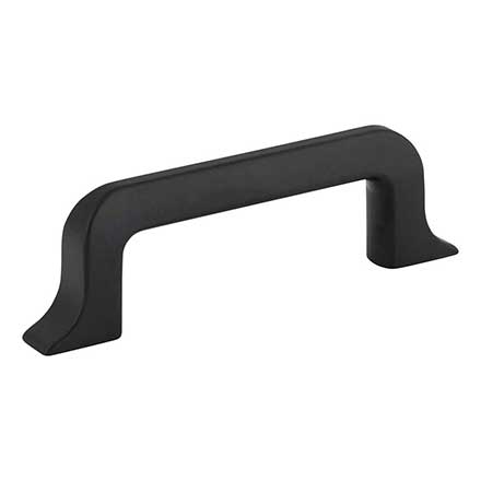 Jeffrey Alexander [839-3MB] Die Cast Zinc Cabinet Pull Handle - Standard Sized - Callie Series - Matte Black Finish - 3" C/C - 4 3/16" L