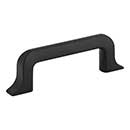 Jeffrey Alexander [839-3MB] Die Cast Zinc Cabinet Pull Handle - Standard Sized - Callie Series - Matte Black Finish - 3&quot; C/C - 4 3/16&quot; L