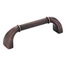 Jeffrey Alexander [Z280-DBAC] Die Cast Zinc Cabinet Pull Handle - Cordova Series - Standard Size - Brushed Oil Rubbed Bronze Finish - 96mm C/C - 4 3/16&quot; L