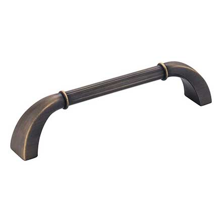 Jeffrey Alexander [Z281-128ABSB] Die Cast Zinc Cabinet Pull Handle - Cordova Series - Oversized - Antique Brushed Satin Brass Finish - 128mm C/C - 5 7/16&quot; L
