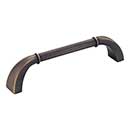 Jeffrey Alexander [Z281-128ABSB] Die Cast Zinc Cabinet Pull Handle - Cordova Series - Oversized - Antique Brushed Satin Brass Finish - 128mm C/C - 5 7/16&quot; L
