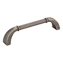 Jeffrey Alexander [Z281-128BNDL] Die Cast Zinc Cabinet Pull Handle - Cordova Series - Oversized - Distressed Pewter Finish - 128mm C/C - 5 7/16&quot; L