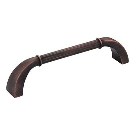 Jeffrey Alexander [Z281-128DBAC] Die Cast Zinc Cabinet Pull Handle - Cordova Series - Oversized - Brushed Oil Rubbed Bronze Finish - 128mm C/C - 5 7/16" L