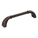 Jeffrey Alexander [Z281-128DBAC] Die Cast Zinc Cabinet Pull Handle - Cordova Series - Oversized - Brushed Oil Rubbed Bronze Finish - 128mm C/C - 5 7/16&quot; L
