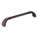 Jeffrey Alexander [Z281-160DBAC] Die Cast Zinc Cabinet Pull Handle - Cordova Series - Oversized - Brushed Oil Rubbed Bronze Finish - 160mm C/C - 6 11/16&quot; L
