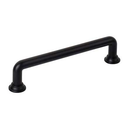 Jeffrey Alexander [387-128MB] Die Cast Zinc Cabinet Pull Handle - Davis Series - Oversized - Matte Black Finish - 128mm C/C - 5 13/16" L
