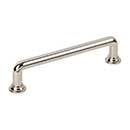 Jeffrey Alexander [387-128NI] Die Cast Zinc Cabinet Pull Handle - Davis Series - Oversized - Polished Nickel Finish - 128mm C/C - 5 13/16" L