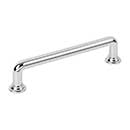 Jeffrey Alexander [387-128PC] Die Cast Zinc Cabinet Pull Handle - Davis Series - Oversized - Polished Chrome Finish - 128mm C/C - 5 13/16" L