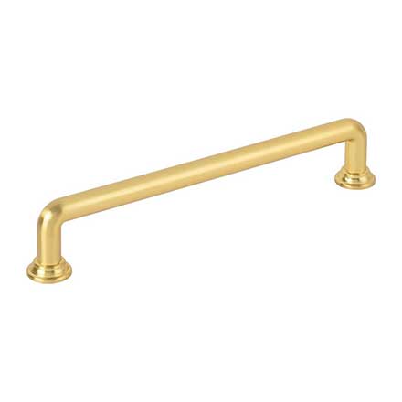 Jeffrey Alexander [387-160BG] Die Cast Zinc Cabinet Pull Handle - Davis Series - Oversized - Brushed Gold Finish - 160mm C/C - 7 1/16" L