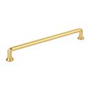 Jeffrey Alexander [387-224BG] Die Cast Zinc Cabinet Pull Handle - Davis Series - Oversized - Brushed Gold Finish - 224mm C/C - 9 9/16" L